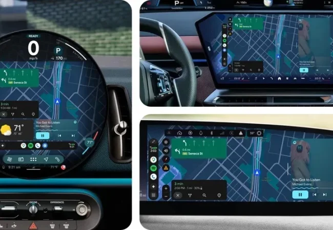 „Android Auto“ tampa automobilio centru: „Google“ nori, kad ekranas salone veiktų kaip išmanusis telefonas